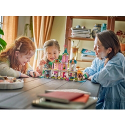 Klocki LEGO 43267 Zamek księzniczek i królewskie zwierzaki DISNEY